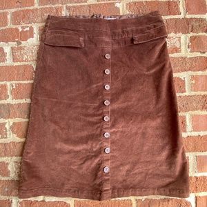 TULLE Women's Corduroy Skirt Medium